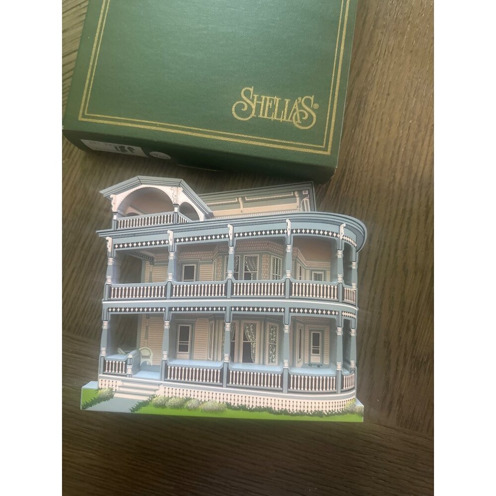 Sheilas Collectibles Rosewood 1898 Williamstown Vermont House‎ Art Proof   Box